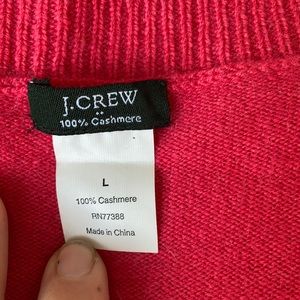 Jcrew size large cashmere cardigan